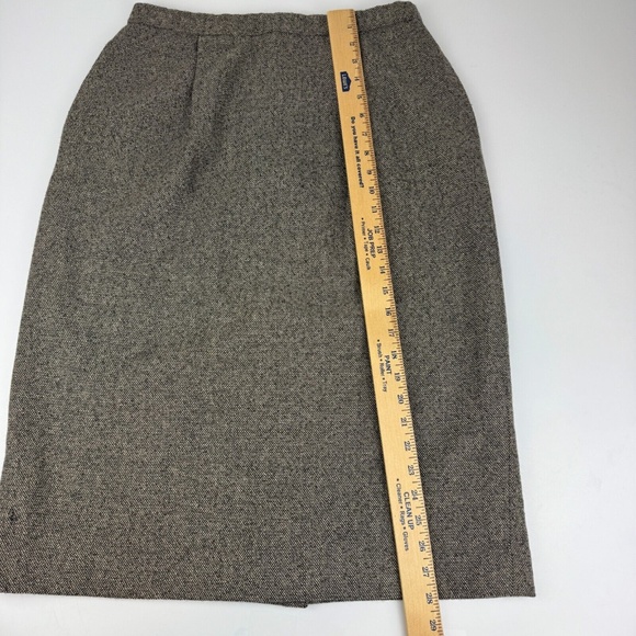 Vintage Pendleton Womens Size 14 100% Wool Midi Pencil Skirt USA *Read - Picture 6 of 11